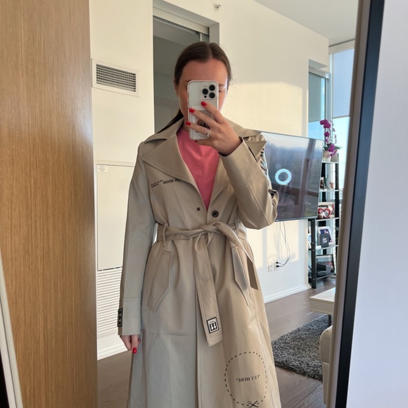 Off-white coat/trench - Picture 3 of 5